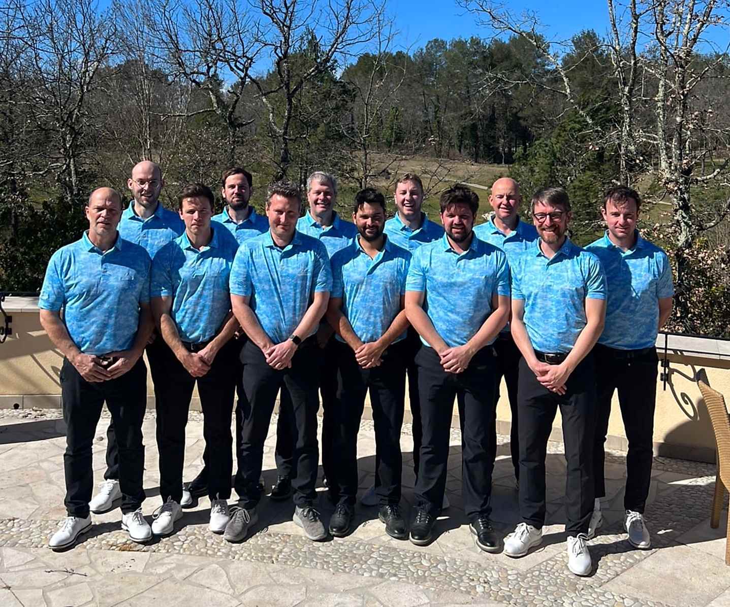 Teamfoto der AK 30 Herren in Terre Blanche